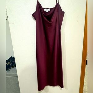 Satin Midi Dress Only Worn Once